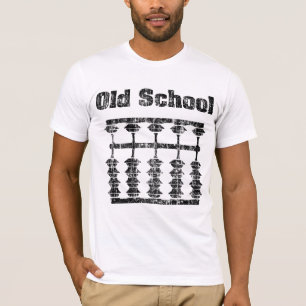 Shirt van de Faded Oude School Abacus
