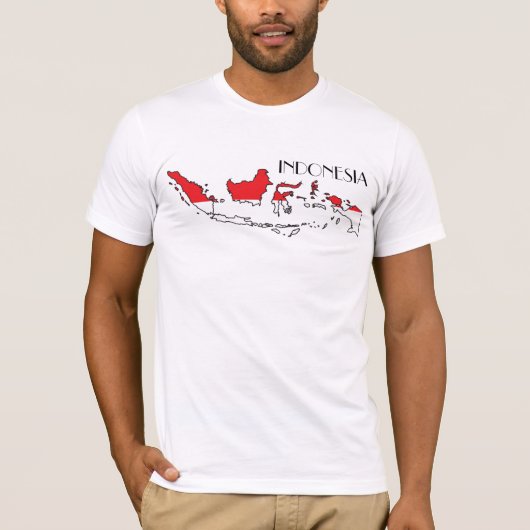 Shirt van de Indonesische vlag (Voorkant)
