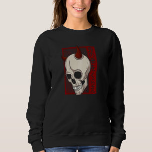 Shirt van de Japanse demon Face Skull Oni Harajuku