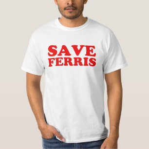 Shirt van de Mannen van Save Ferris Funny