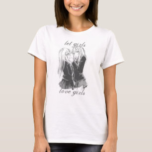Shirt van de meisjes van de liefde voor meisjes