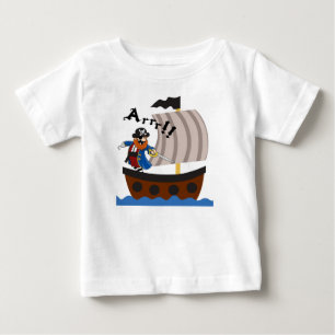 Shirt van de piraten- en piraatschepen