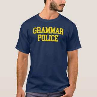 Shirt van de politie van Grammar