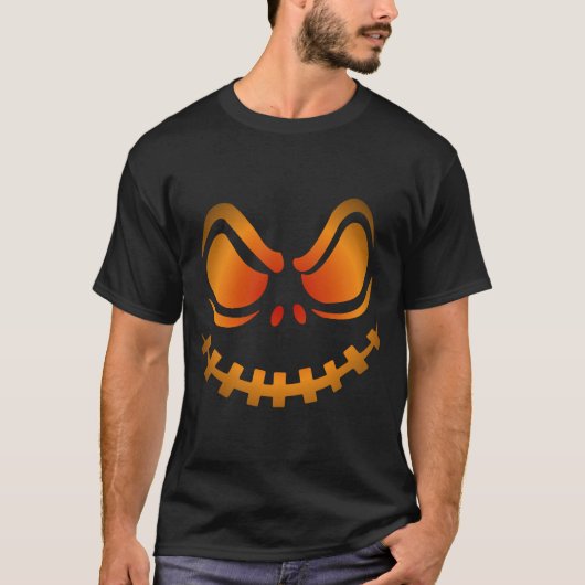 Shirt van de pompoen Halloween (Voorkant)