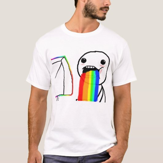 Shirt van de Rainbow Meme (Voorkant)