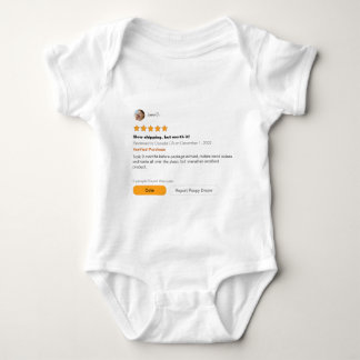Shirt van de Review van de baby/één-stuk ( 0-24 mo
