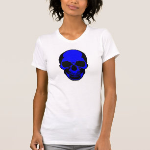 Shirt van de schedel - Zelden Botten