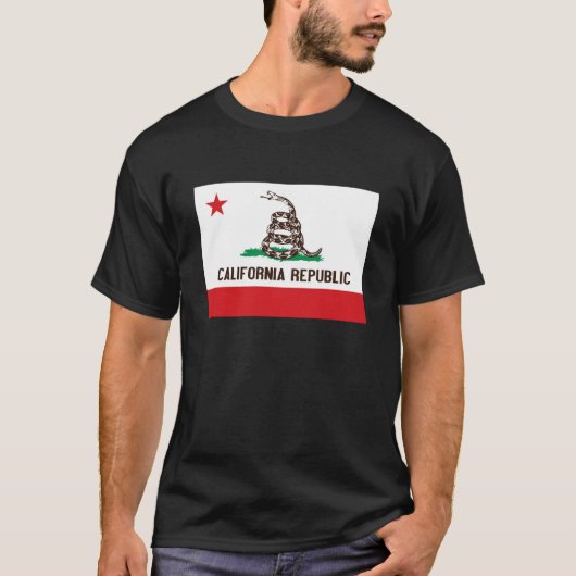 SHIRT VAN DE STAATSVLAG VAN DE REPUBLIEK KLIFORNIË (Voorkant)