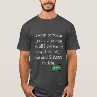 Shirt van de Universiteit voor Sociale Gerechtighe
