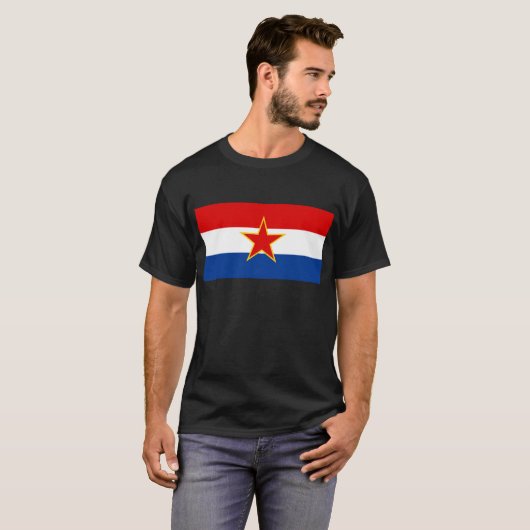 Shirt van de vlag van Kroatië (Voorkant volledig)