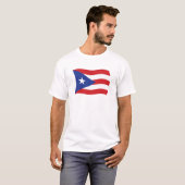 Shirt van de vlag van Puerto Rico (Voorkant volledig)