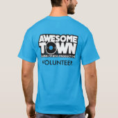 Shirt van dubbelzijdige vrijwilligers (Achterkant)