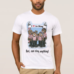 Shirt van het Barbershop-Kwartet - Bari