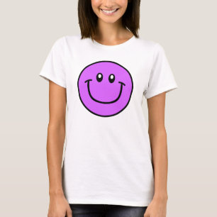 Shirt van het lachen Paars 0003