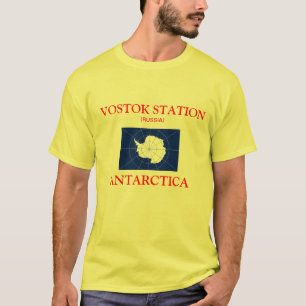 Shirt van het Russisch station Vostok Antarctica