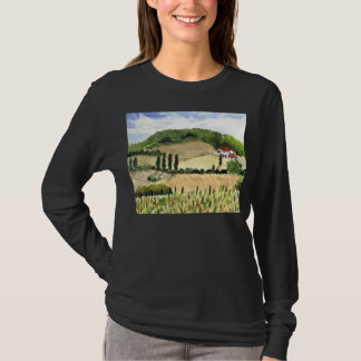 Shirt van het Toscaanse landschap