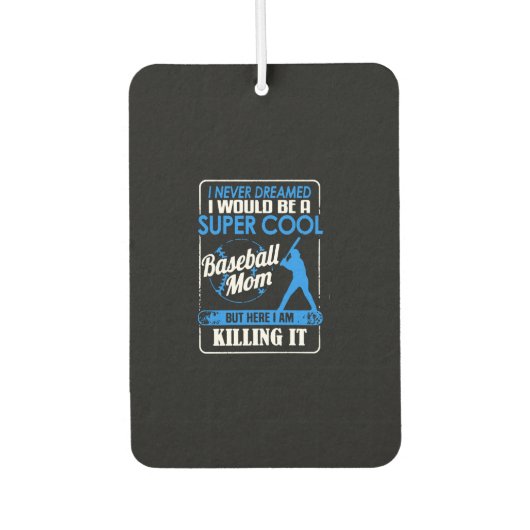 Shirt van honkbalmama luchtverfrisser (Voorkant)