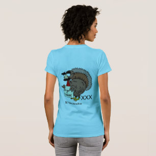 shirt van kalkoenen, t-2X