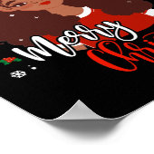 Shirt van Kerstkerstkerstkerstkerstkerstkerstmis Z Poster (Hoek)