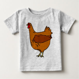 Shirt van kippen