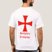 Shirt van Knight Templar Emblem (Achterkant)