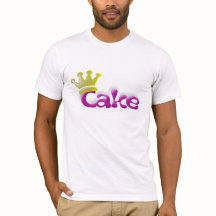 Shirt van koning Cake (Mannen)
