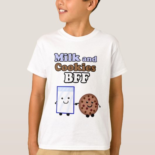 Shirt van melk en koekjes BFF (Voorkant)