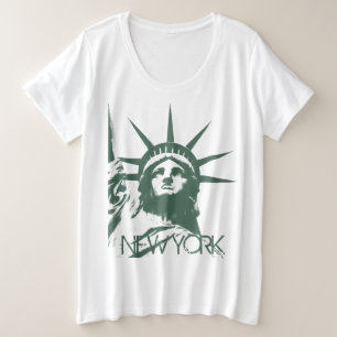 Shirt van New York voor vrouwen plus NYC-Shirten