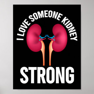 Shirt van nierziekte poster