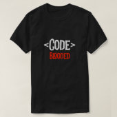 Shirt van ontwikkelaar Codencoder - programma met  (Design voorkant)