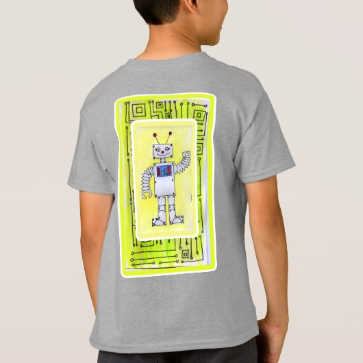 Shirt van robot (Achterkant)