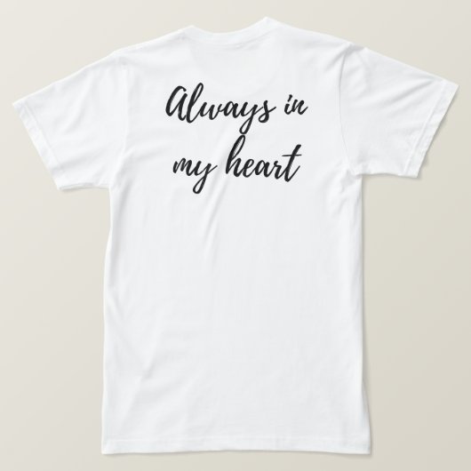 shirt van Teddy (Design achterkant)