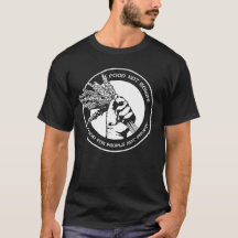 Shirt Voedsel geen bommen