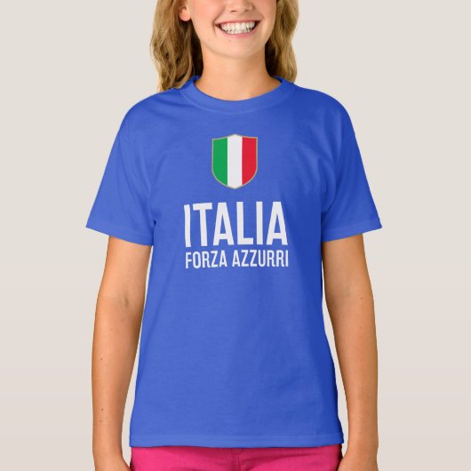 Shirt Voetbal Italië (Voorkant)