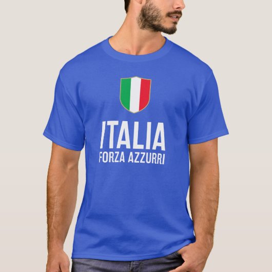 Shirt Voetbal Italië (Voorkant)