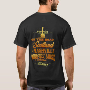 Shirt voor de beste muziek in Schotland naar Nashv