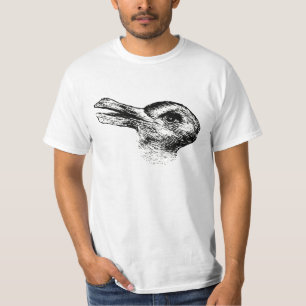 Shirt voor de optische illusiviteit van konijnendo