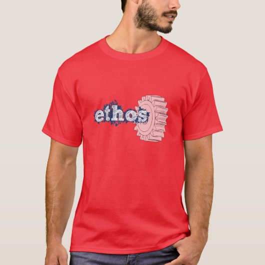 Shirt voor ethos-logo (Voorkant)