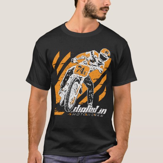 Shirt voor flatbaanracemotorfietsen (Voorkant)