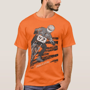 Shirt voor flatbaanracemotorfietsen
