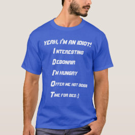 shirt voor idioot