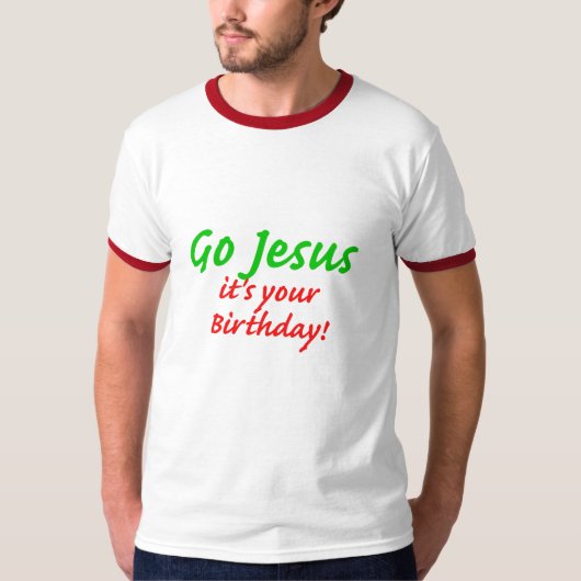 Shirt voor Jezus Kerstmis (Voorkant)
