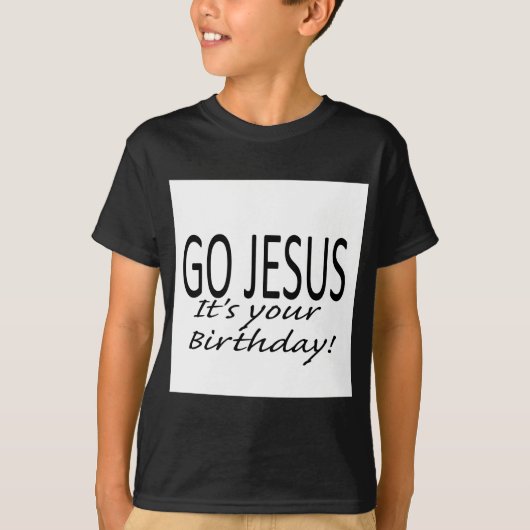 Shirt voor Jezus Kerstmis (Voorkant)