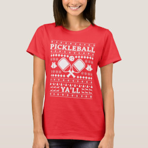 Shirt voor kerstmis met Pickleball