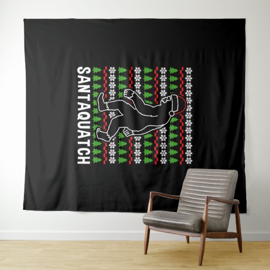 Shirt voor kerstmis wandkleed (In Situ (horizontaal))