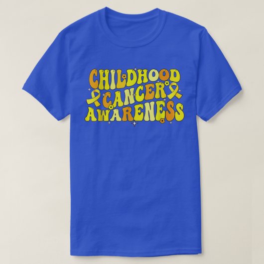 Shirt voor kinderkanker Groovy Go (Design voorkant)