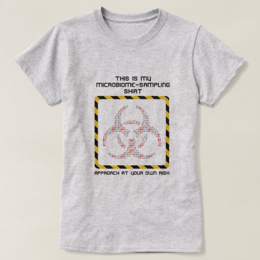Shirt voor microbiële bemonstering (biohazard) - m (Design voorkant)