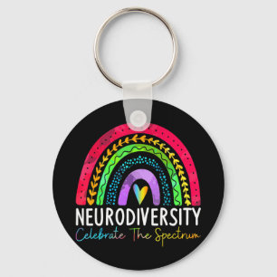 Shirt voor neurodiversiteit Autisme Spectrum ASD A Sleutelhanger