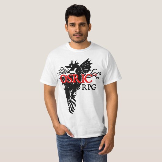 SHIRT voor OSRIC RPG-game! (Voorkant volledig)
