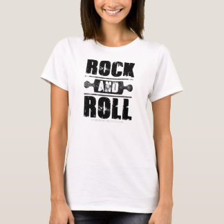 Shirt voor rotsen en rolbakken - zwart afdrukken